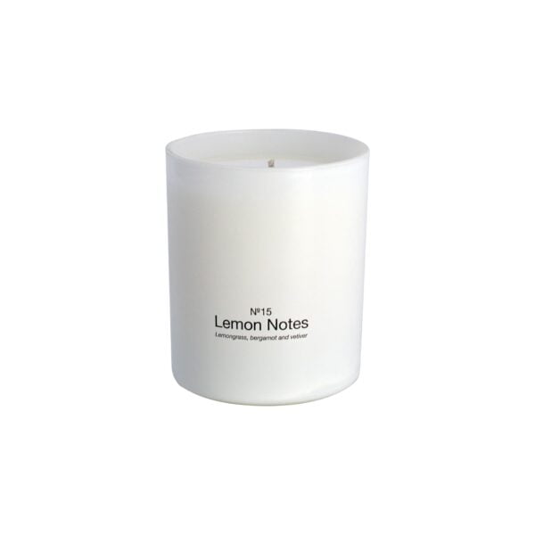 marie stella maris eco candle lemon notes