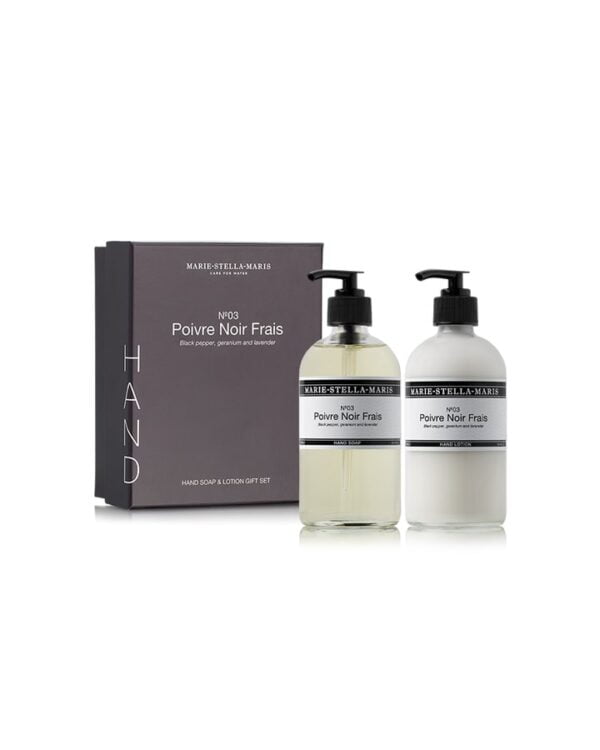 marie stella maris hand gift set poivre noir frais