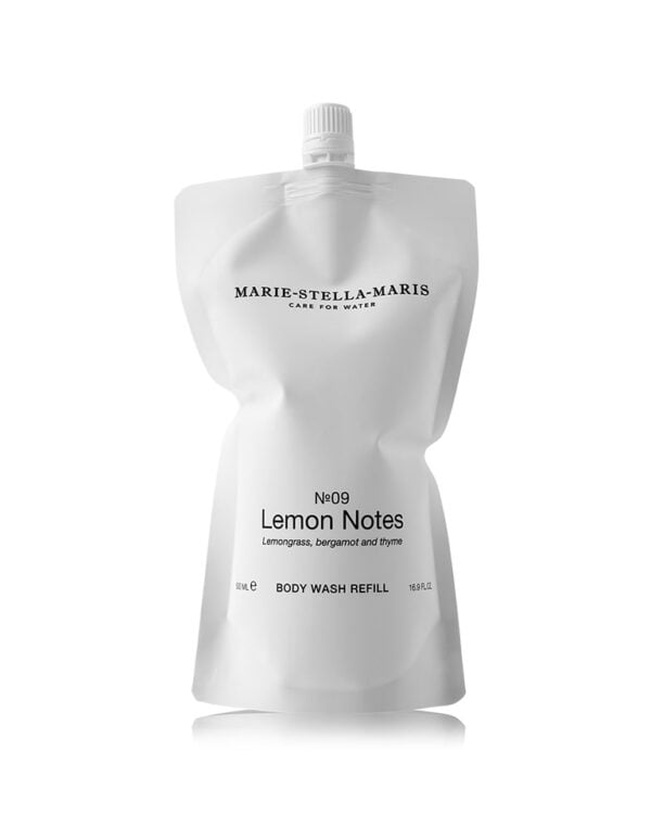 marie stella maris body wash refill lemon notes