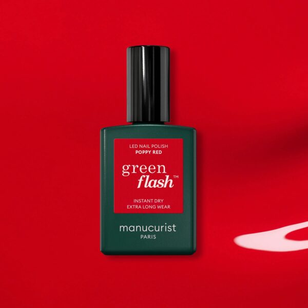 manucurist green flash poppy red