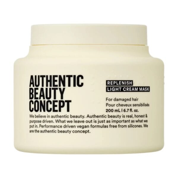 authentic beauty concept replenish light cream mask