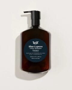 leif blue cypress shampoo